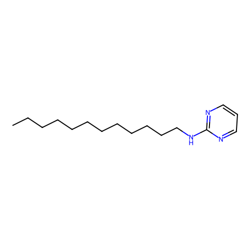 N-dodecyl-2-pyrimidinamine structure