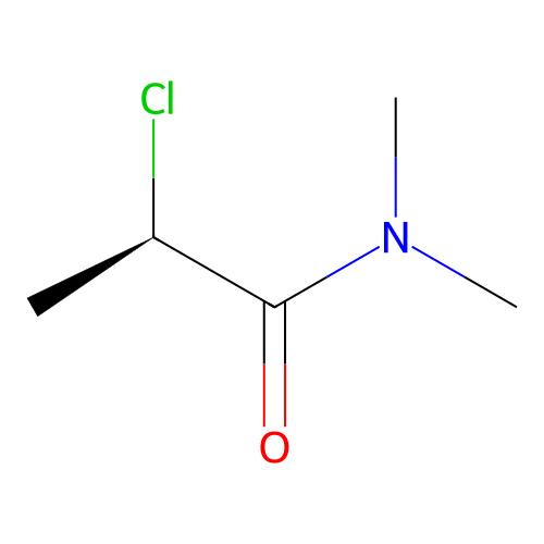 (2R)-2-chloro-N,N-dimethylpropanamide structure