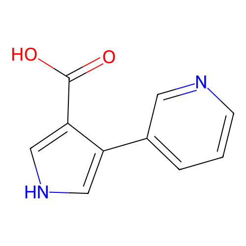 4-pyridin-3-yl-1H-pyrrole-3-carboxylic Acid structure