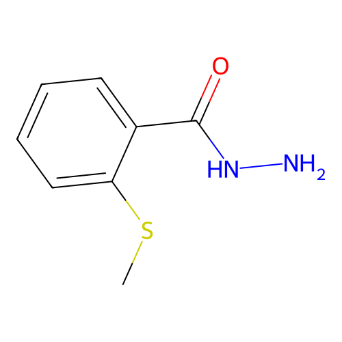 2-(Methylsulfanyl)benzenecarbohydrazide structure