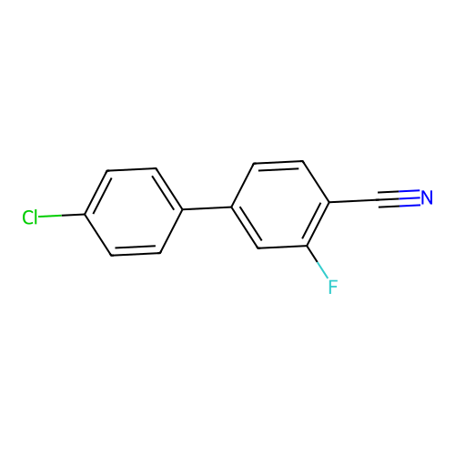 4'-Chloro-3-fluoro[1,1'-biphenyl]-4-carbonitrile structure