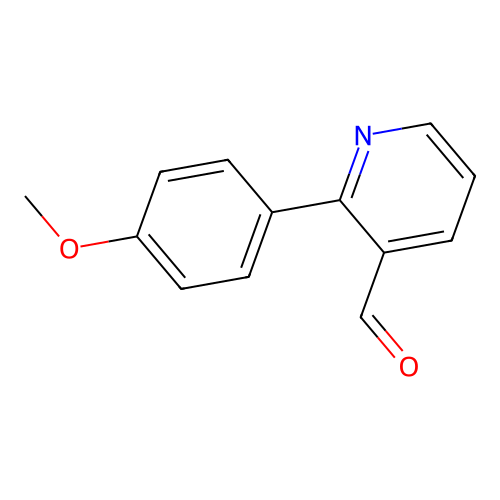 2-(4-Methoxyphenyl)nicotinaldehyde structure