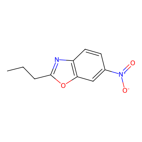 6-Nitro-2-propylbenzoxazole structure