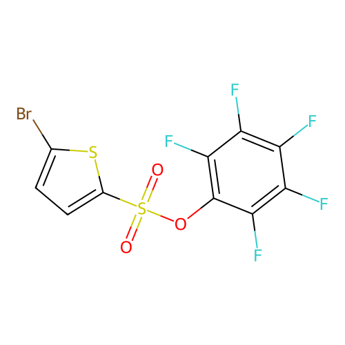 2,3,4,5,6-Pentafluorophenyl 5-bromo-2-thiophenesulfonate structure