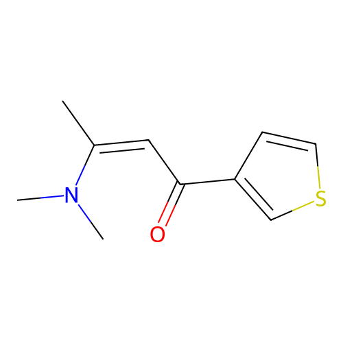 3-(Dimethylamino)-1-(3-thienyl)-2-buten-1-one structure