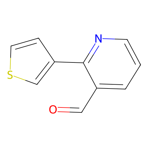 2-(3-Thienyl)Nicotinaldehyde structure