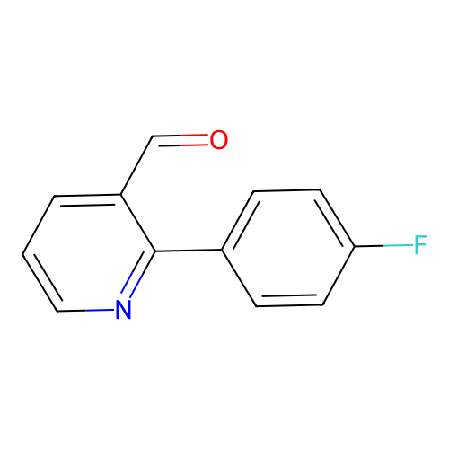 2-(4-Fluorophenyl)nicotinaldehyde structure