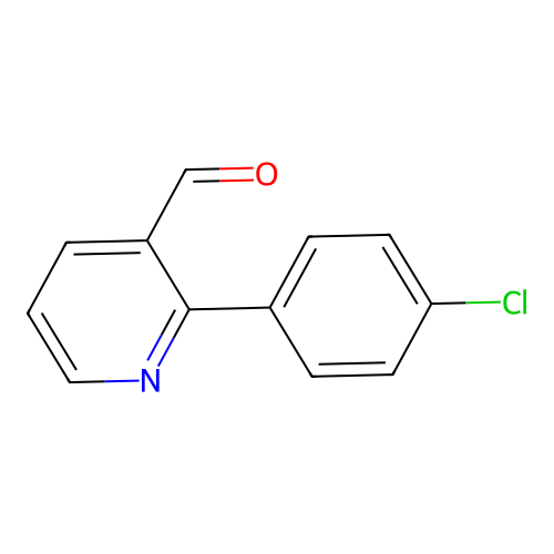 2-(4-Chlorophenyl)nicotinaldehyde structure