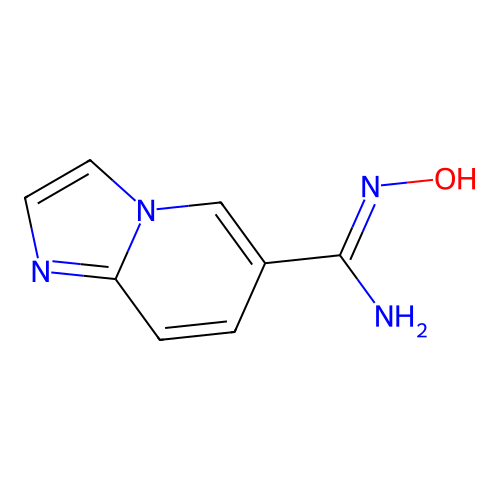 N'-hydroxyimidazo[1,2-a]pyridine-6-carboximidamide structure
