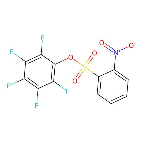2,3,4,5,6-Pentafluorophenyl 2-nitrobenzenesulfonate structure