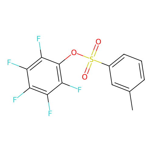 2,3,4,5,6-Pentafluorophenyl 3-methylbenzenesulfonate structure