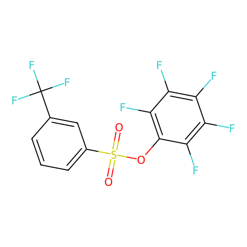 2,3,4,5,6-Pentafluorophenyl 3-(trifluoromethyl)benzenesulfonate structure