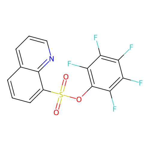 2,3,4,5,6-Pentafluorophenyl 8-quinolinesulfonate structure