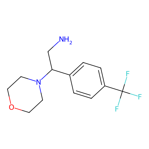 2-Morpholin-4-Yl-2-[4-(Trifluoromethyl)Phenyl]Ethylamine structure