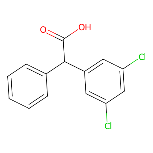 2-(3,5-Dichlorophenyl)-2-phenylacetic acid structure