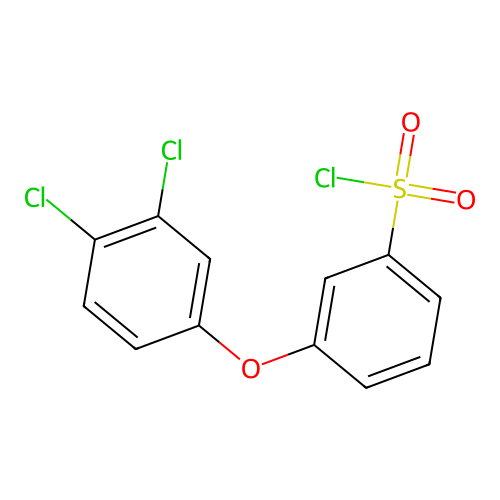 3-(3,4-Dichlorophenoxy)benzenesulfonyl chloride structure