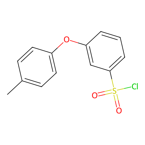 3-(4-Methylphenoxy)benzenesulphonyl chloride structure