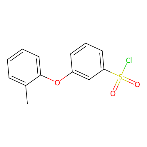 [3-(2-Methylphenoxy)phenyl]sulfonyl chloride structure