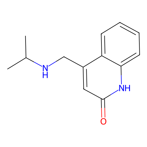4-((Isopropylamino)methyl)quinolin-2-ol structure
