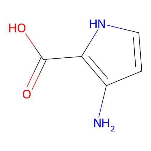 3-Amino-1H-pyrrole-2-carboxylic acid structure