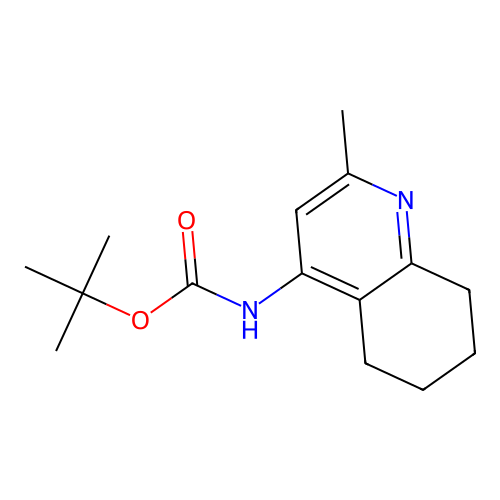 Tert-butyl N-(2-methyl-5,6,7,8-tetrahydroquinolin-4-yl)carbamate structure