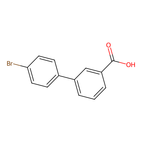4'-Bromo-biphenyl-3-carboxylic acid structure