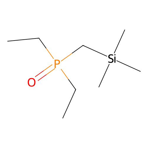 Diethyl[(trimethylsilyl)methyl]phosphine oxide structure