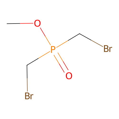 Methyl bis(bromomethyl)phosphinate structure