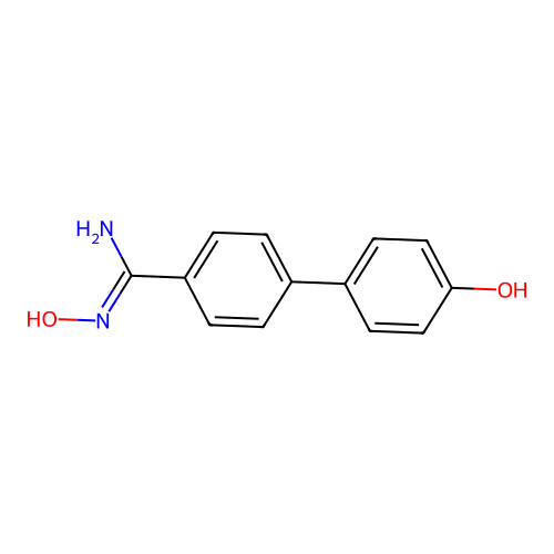 4''-Hydroxybiphenyl-4-carboxamidoxime structure