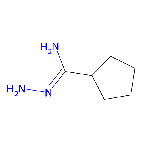 Cyclopentanecarboximidic acid, hydrazide structure