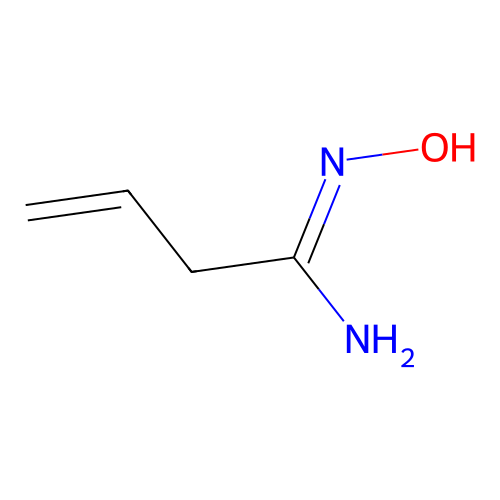 N-hydroxy-but-3-enamidine structure