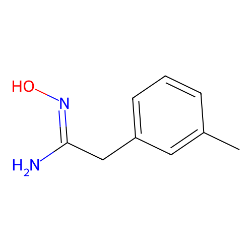 N'-hydroxy-2-(3-methylphenyl)ethanimidamide structure