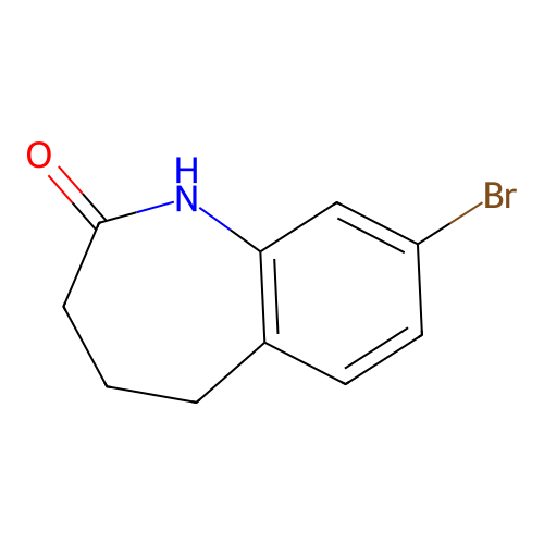 8-bromo-2,3,4,5-tetrahydro-1H-1-benzazepin-2-one structure