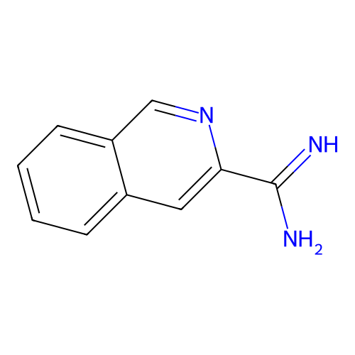 Isoquinoline-3-carboximidamide structure
