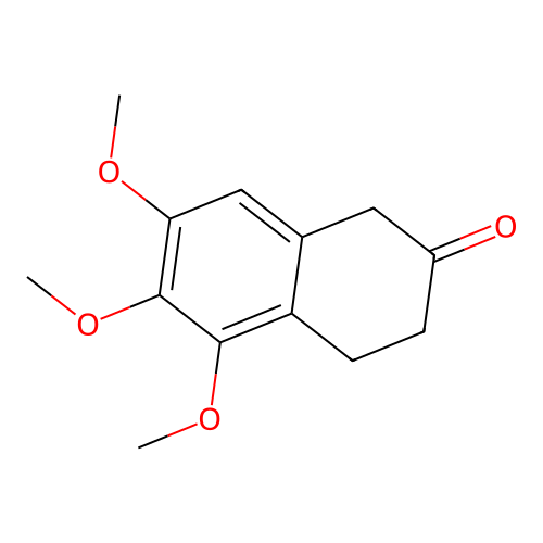 5,6,7-Trimethoxy-3,4-dihydronaphthalen-2(1H)-one structure