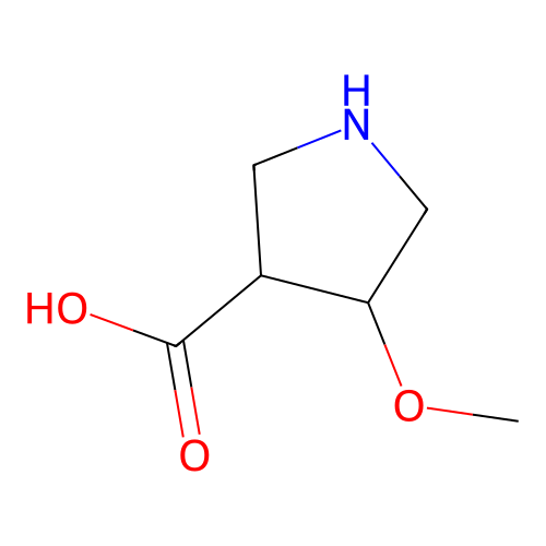 4-Methoxy-pyrrolidine-3-carboxylic acid structure