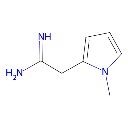 2-(1-methyl-1H-pyrrol-2-yl)ethanimidamide structure