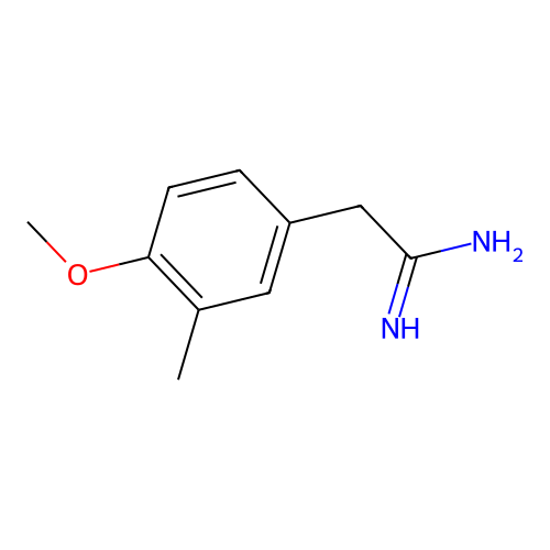 2-(4-Methoxy-3-methylphenyl)ethanimidamide structure