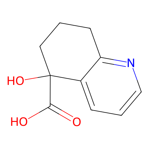5-Hydroxy-5,6,7,8-tetrahydroquinoline-5-carboxylic acid structure