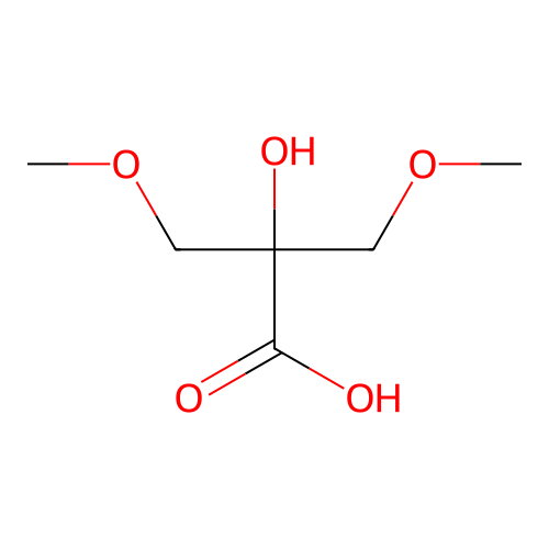 2-Hydroxy-3-methoxy-2-methoxymethylpropionic acid structure