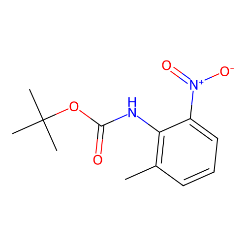 tert-butyl N-(2-methyl-6-nitrophenyl)carbamate structure
