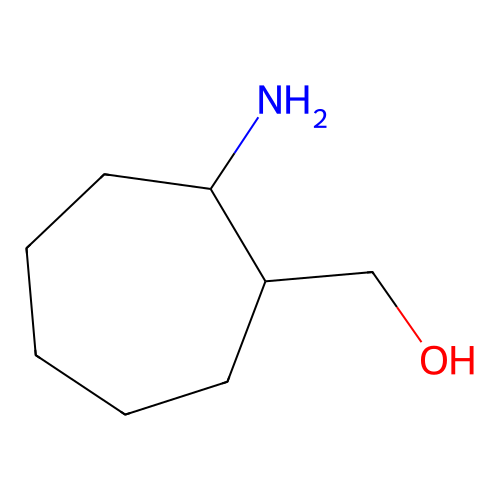 (2-Aminocycloheptyl)methanol structure