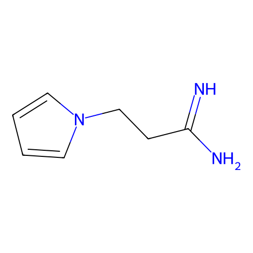 3-Pyrrol-1-ylpropanimidamide structure