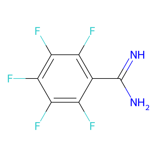 2,3,4,5,6-Pentafluoro-benzamidine structure