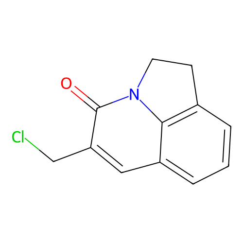 5-(chloromethyl)-1,2-dihydro-4H-pyrrolo[3,2,1-ij]quinolin-4-one structure