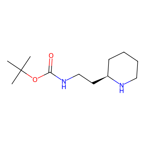 (R)-2-Boc-aminoethyl-piperidine structure