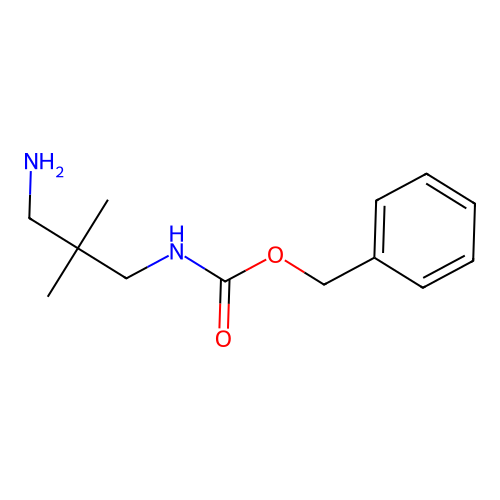 benzyl N-(3-amino-2,2-dimethylpropyl)carbamate structure
