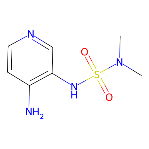 4-Amino-3-(dimethylsulfamoylamino)pyridine structure