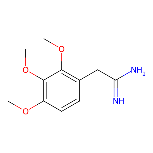 2-(2,3,4-Trimethoxyphenyl)ethanimidamide structure