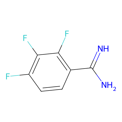 2,3,4-Trifluoro-benzamidine structure
